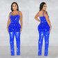 Women's Fashion Sequin Spaghetti Strap Jumpsuit