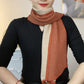 Happy Cotton Scarf" Versatile Double-Sided Magnetic Clasp Silk Scarf