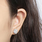 Moissanite Sparkle Ear Studs