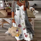 Two-piece Floral Printed Maxi Dress