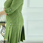 🔥2024 HOT SALE💃 Elegant Round Neck Print Dress
