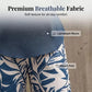 Women's V-Neck Top & Print Wide-Leg Pants Set