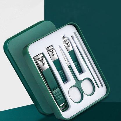 Six-piece Set of Splash-proof Nail Clippers