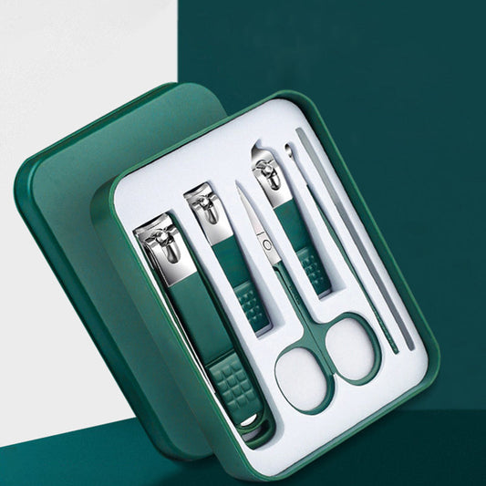 Six-piece Set of Splash-proof Nail Clippers