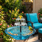 🔥💐SPRING DAY SALE- 50% OFF⚡50K+ SOLD!🐦Solar Cascade Hanging Bird Bath Fountain