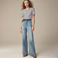 🔥Last 24 Hours Sale 75% OFF⏰👖Tummy Control Sailor Wide Leg Trousers