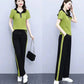 Women’s Short-sleeve Wide-leg Pants 2-piece Set