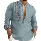 🎉Hot Sale 50% OFF🎉Long-sleeved Stand Collar Casual Shirt for Men