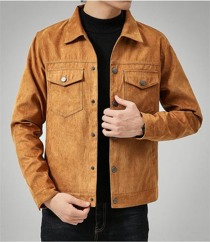 Men's Casual Suede Jacket 【Free shipping】