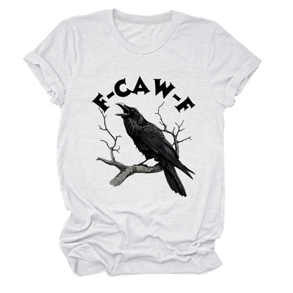 🤩Surprise Price: Only £10.99!!🖤🐦‍⬛F-Caw-F Funny Crow T-shirt