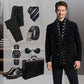 FREE SHIPPING🎁Men’s Stylish Notched Lapel Winter Tweed Jacket with White Duck Down Lining