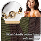 Happy Cotton Scarf" Versatile Double-Sided Magnetic Clasp Silk Scarf