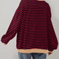 🎁 Hot Sale 49% OFF 🔥Women's Oversized Striped Long Sleeve Pullover