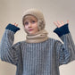 Winter Fleece Scarf Suit