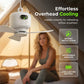 Rechargeable Ceiling Fan with LED Light