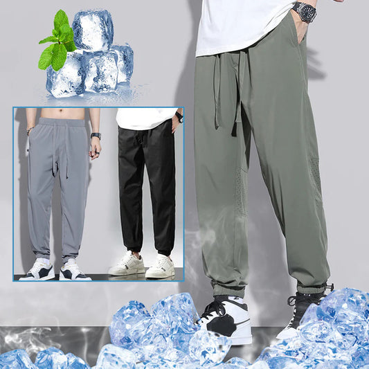 Men's Ice Silk Quick Dried Sports Casual Pants
