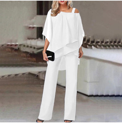 Loose and irregular fashion suit for women