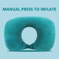 Tpu Press Inflatable U-Shaped Travel Pillow