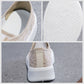 Breathable lace upper shoes for women