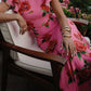 🌹Elegant Cheongsam Style Rose Floral Print Tiered Flare Sleeve Stretch Maxi Dress👗 - Modern Oriental Fashion for Women