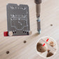 Hinge punch locator