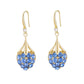 Double Side Diamond&Pearl Heart Earrings