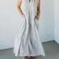 Women's  V Neck Striped Button Front Tiered Dress👗Buy 2 Save 10%