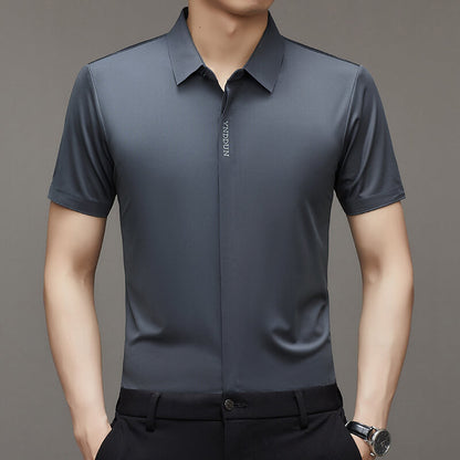 🔥New Arrivals🔥Men's Ice Silk Quick-drying Business Shirt