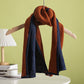 Happy Cotton Scarf" Versatile Double-Sided Magnetic Clasp Silk Scarf