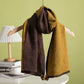 Happy Cotton Scarf" Versatile Double-Sided Magnetic Clasp Silk Scarf