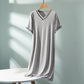 Comfortable Pajama Dress with Built-in Bra
