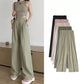 Lazy stlye pleated cool pants