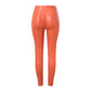 MATTE LEATHER TROUSERS（FREE SHIPPING）