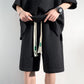 Men's cotton Casual Loose Outfits Short  2 Pieces Suit