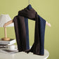 Happy Cotton Scarf" Versatile Double-Sided Magnetic Clasp Silk Scarf