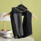 Happy Cotton Scarf" Versatile Double-Sided Magnetic Clasp Silk Scarf