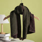 Happy Cotton Scarf" Versatile Double-Sided Magnetic Clasp Silk Scarf