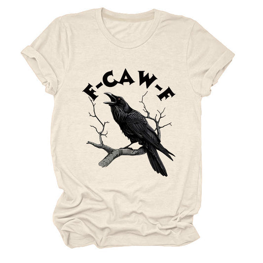 🤩Surprise Price: Only £10.99!!🖤🐦‍⬛F-Caw-F Funny Crow T-shirt