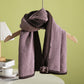 Happy Cotton Scarf" Versatile Double-Sided Magnetic Clasp Silk Scarf