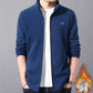 【A Warm Gift in Winter】 Men's Lightweight Full Zip Outdoor Casual Soft Fleece Jacket