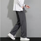 SPRING SUMMER ICE SILK STRAIGHT LEG PANTS