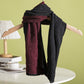 Happy Cotton Scarf" Versatile Double-Sided Magnetic Clasp Silk Scarf