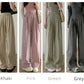 Lazy stlye pleated cool pants