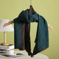 Happy Cotton Scarf" Versatile Double-Sided Magnetic Clasp Silk Scarf