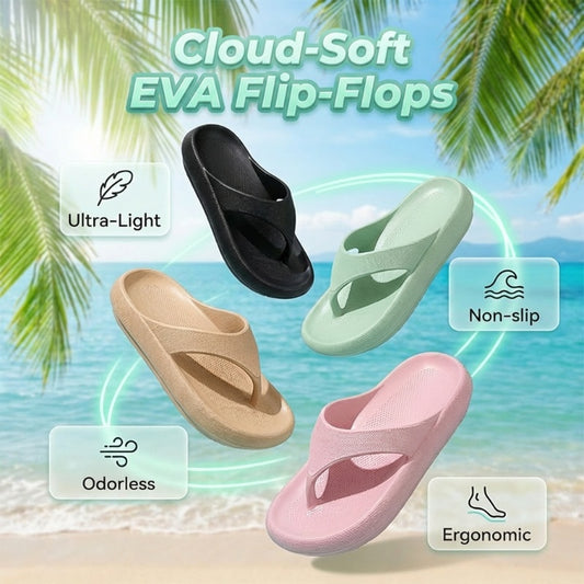 Waterproof Unisex Flip-Flops for Indoor and Outdoor