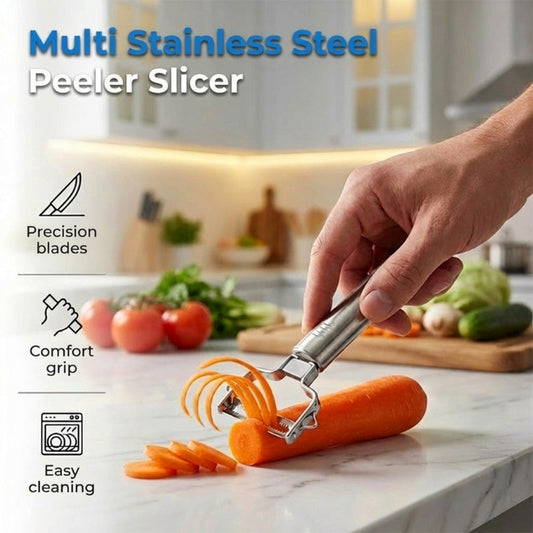 Multi Stainless Steel Peeler Slicer