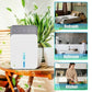 Intelligent Dehumidifier - 220V with Multi-Color LED Lights & Auto-Timer - Low Energy & Quiet Operation - Ideal for Bedrooms and Basements