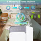 Intelligent Dehumidifier - 220V with Multi-Color LED Lights & Auto-Timer - Low Energy & Quiet Operation - Ideal for Bedrooms and Basements