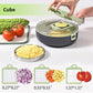 All-In-1 Handheld Food Chopper with Drainer Basket