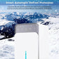 Intelligent Dehumidifier - 220V with Multi-Color LED Lights & Auto-Timer - Low Energy & Quiet Operation - Ideal for Bedrooms and Basements